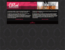 Tablet Screenshot of escortechloe.com